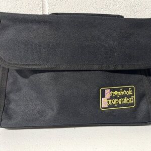 JOANN Scrapbook Companion Storage Organizer Case Tote Black Bag Only